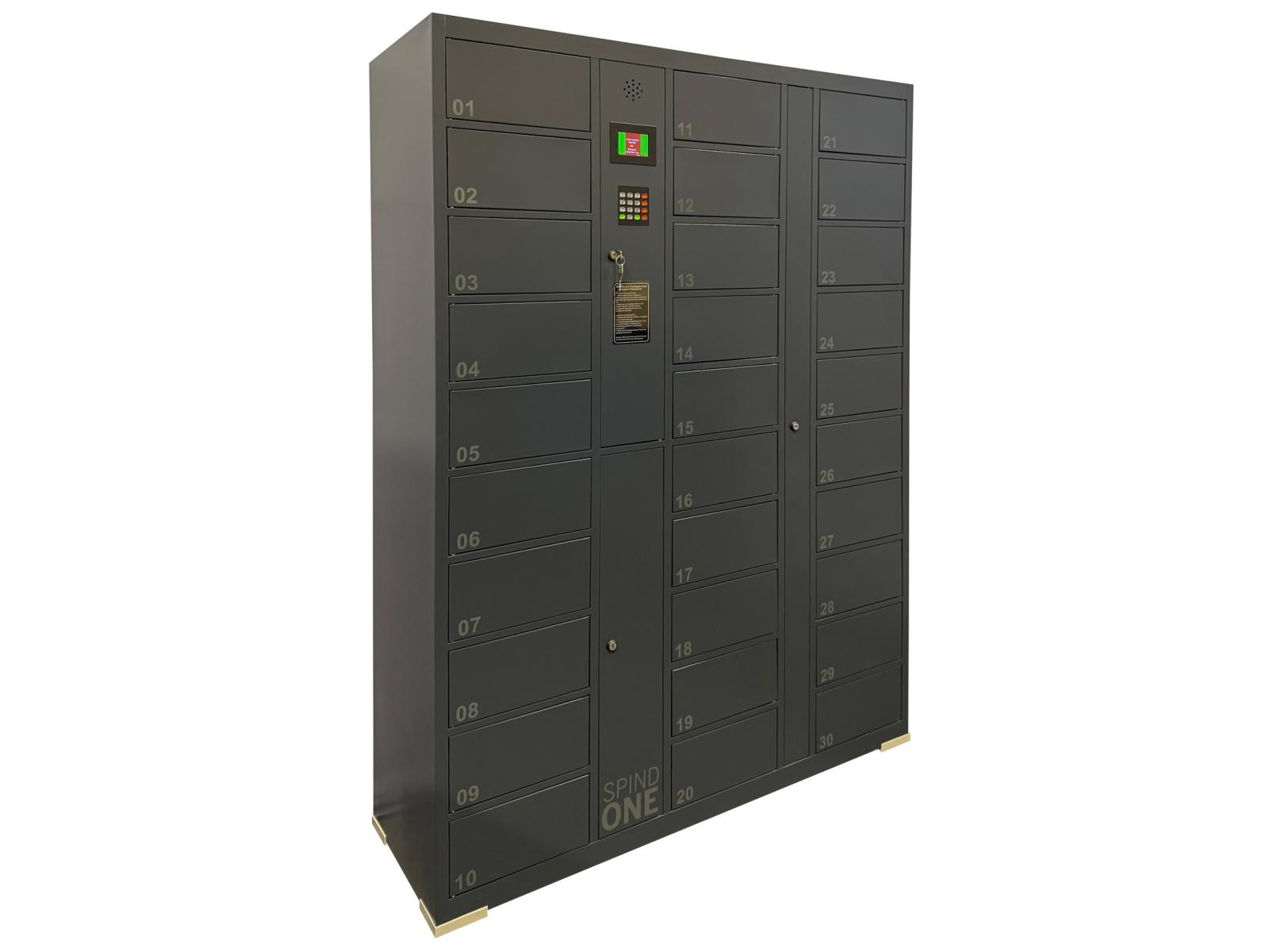 E-Spind Laptop/Tablet–Ladeschrank Serie Spind ONE mit Pin-Eingabe - 30 Fächer