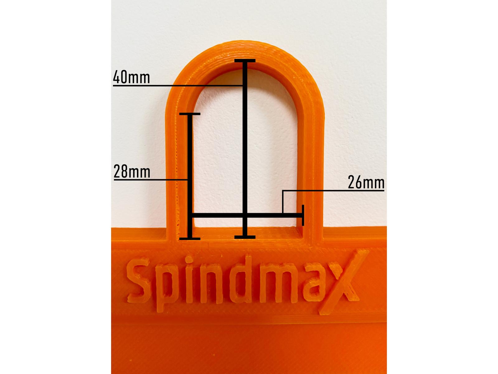 Trennwand mit geschlossener Halterung 106,5cm hoch aus Acryl - Transparent