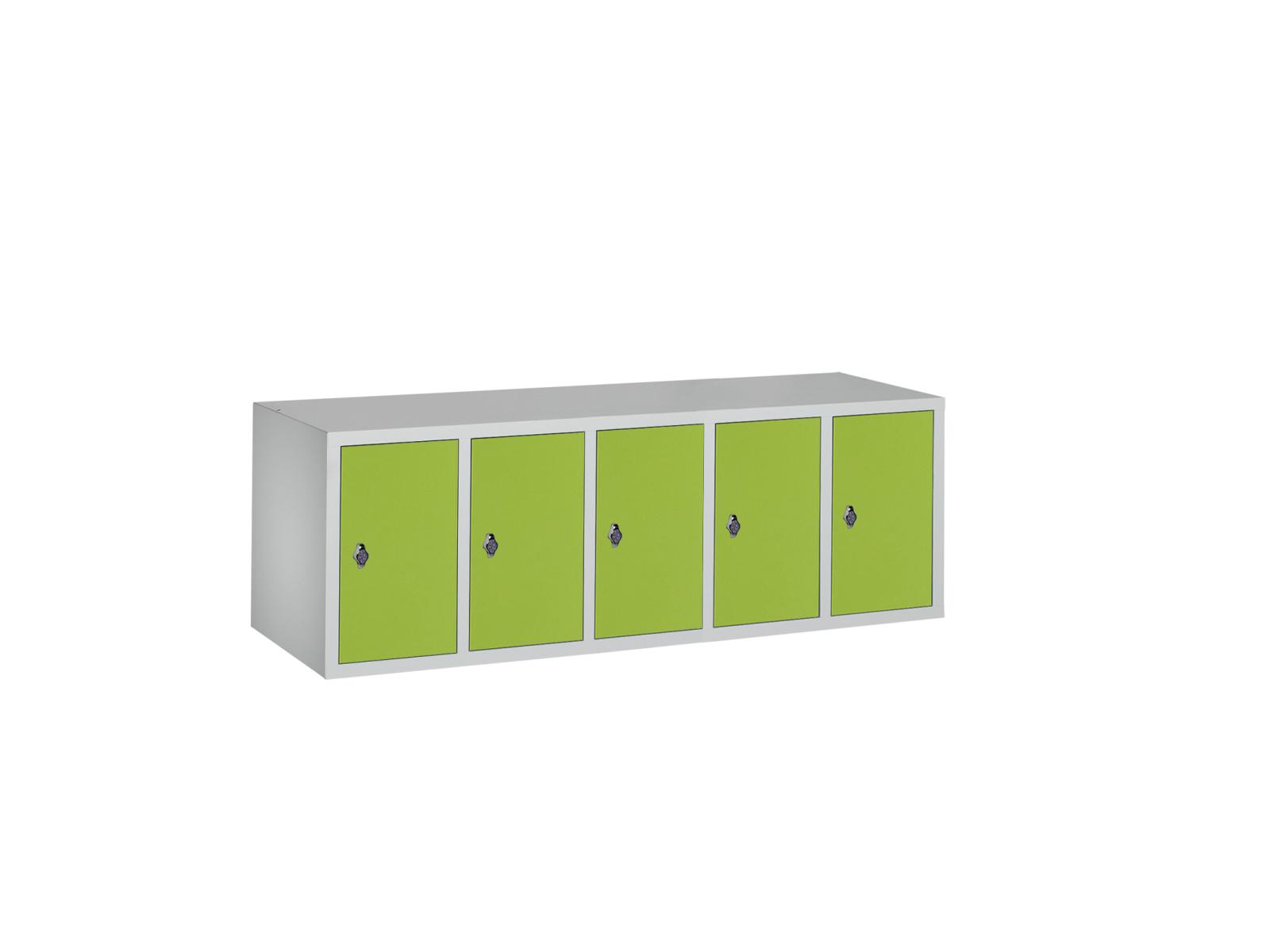 Aufsatzschränke Grüne Linie - 5 Abteile - 300mm Abteilbreite