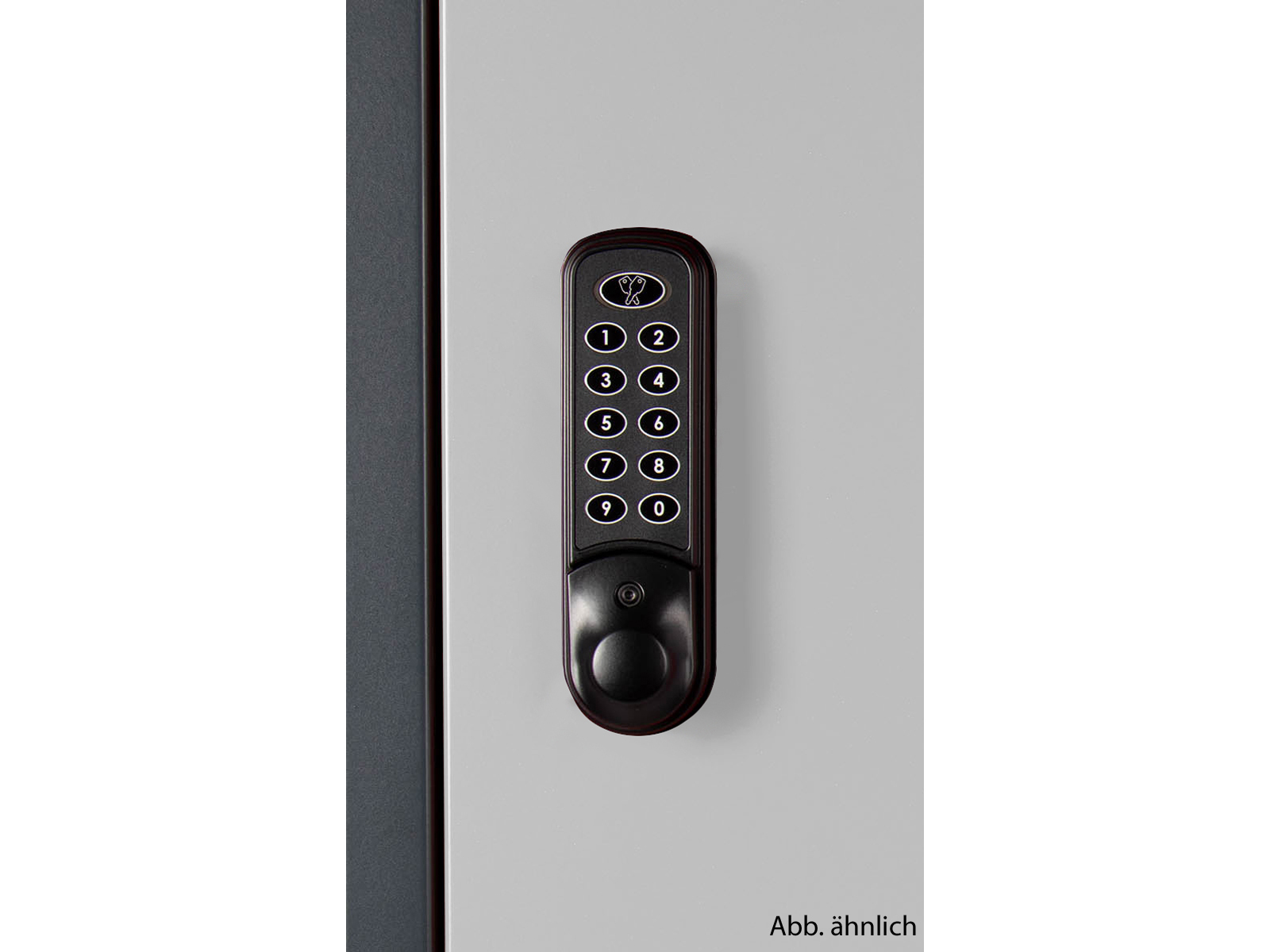 PinCodeSchloss (Farbe Schwarz/vertikal) Outdoor