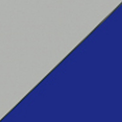 Lichtgrau RAL 7035 / Enzianblau RAL 5010